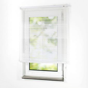 PVC Jalousie Lamellen Rollo Kunststoff Jalousette Fenster Kunststoffjalousie 95 x 160 cm