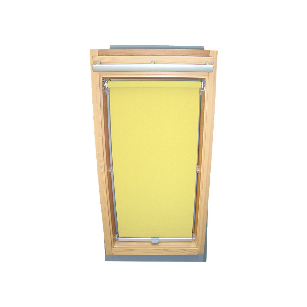 Dachfensterrollo Sichtschutz für Velux Dachfenster GGL/GPL/GHL gelb 